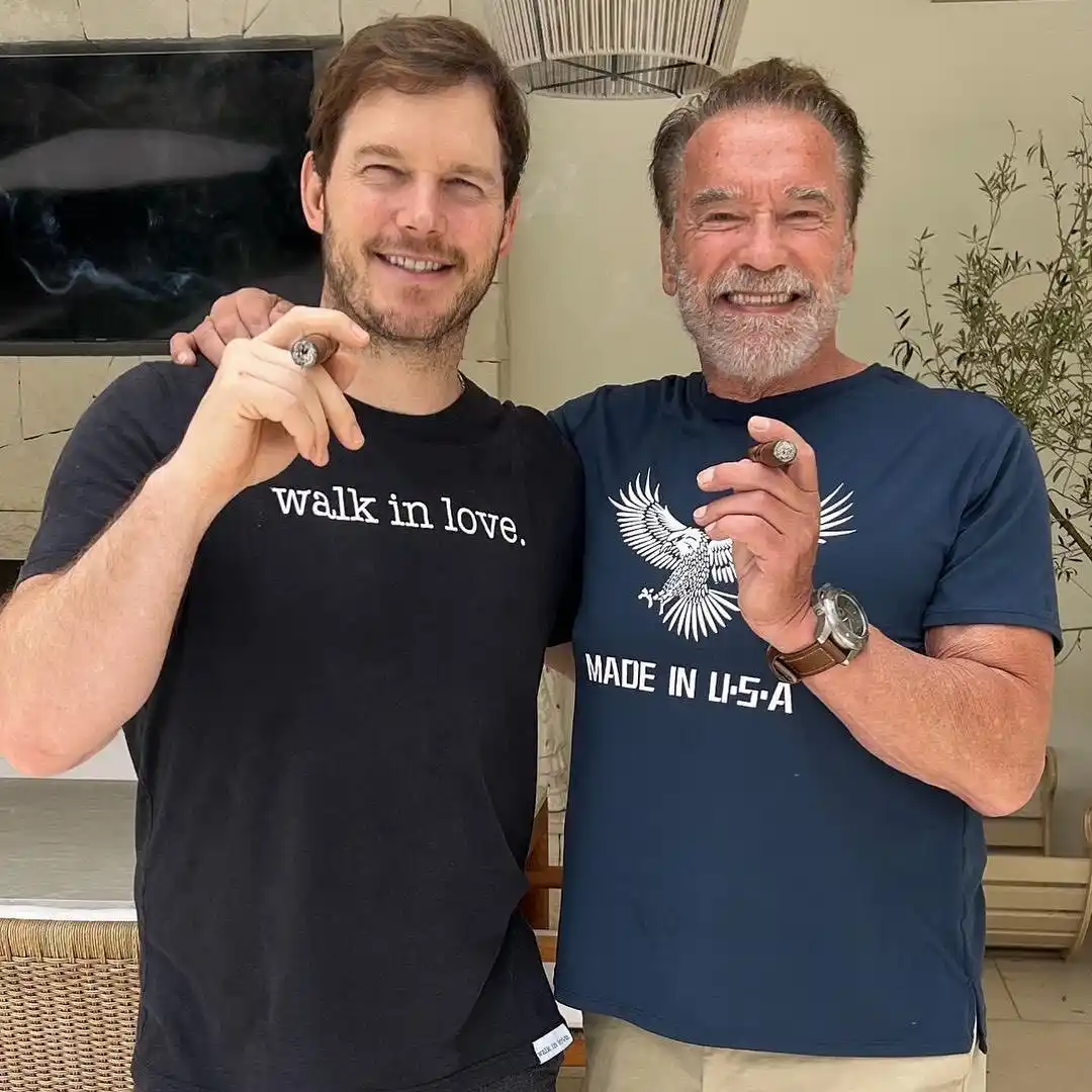 Chris Pratt Chris Pratt Arnold schwarzenegger
