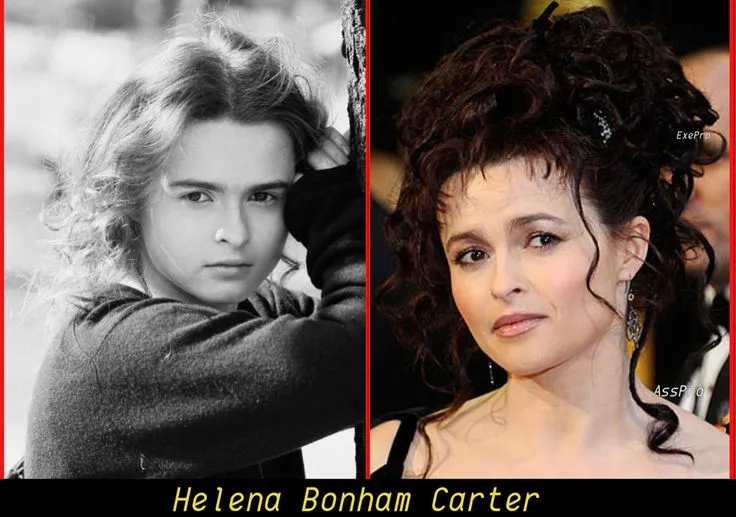Helena Bonham Carter Helena Bonham Carter Then and Now 1