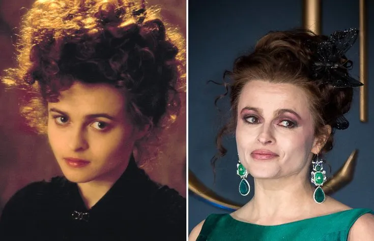 Helena Bonham Carter Helena Bonham Carter Then and Now
