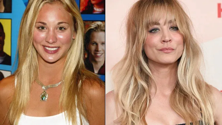 Kaley Cuoco Kaley Cuoco Then and now 2