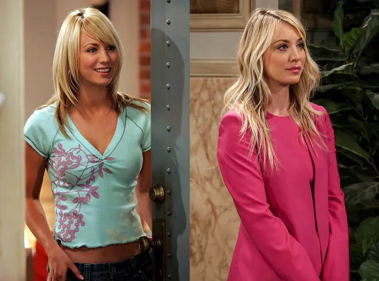 Kaley Cuoco Kaley Cuoco Then and now 3