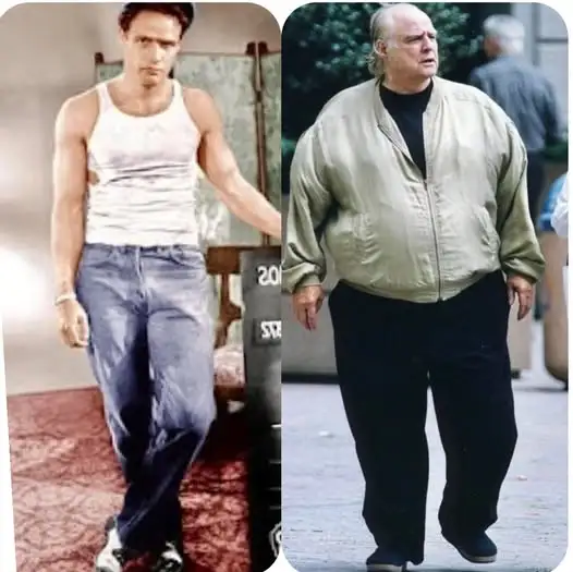 Marlon Brando Marlon Brando Then and Now