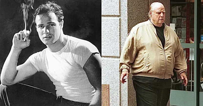 Marlon Brando Marlon Brnado Then and Now 2