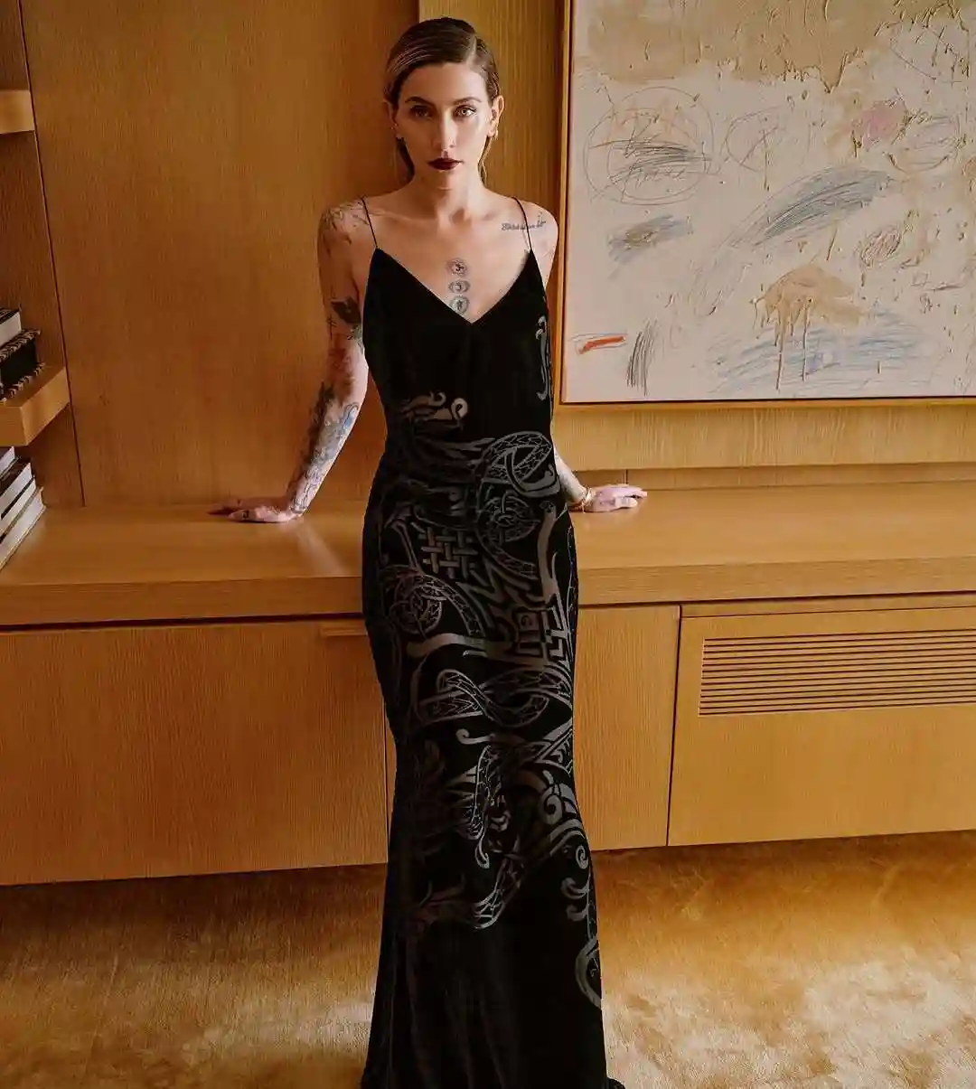 Paris Jackson PAris JAckson Black dress