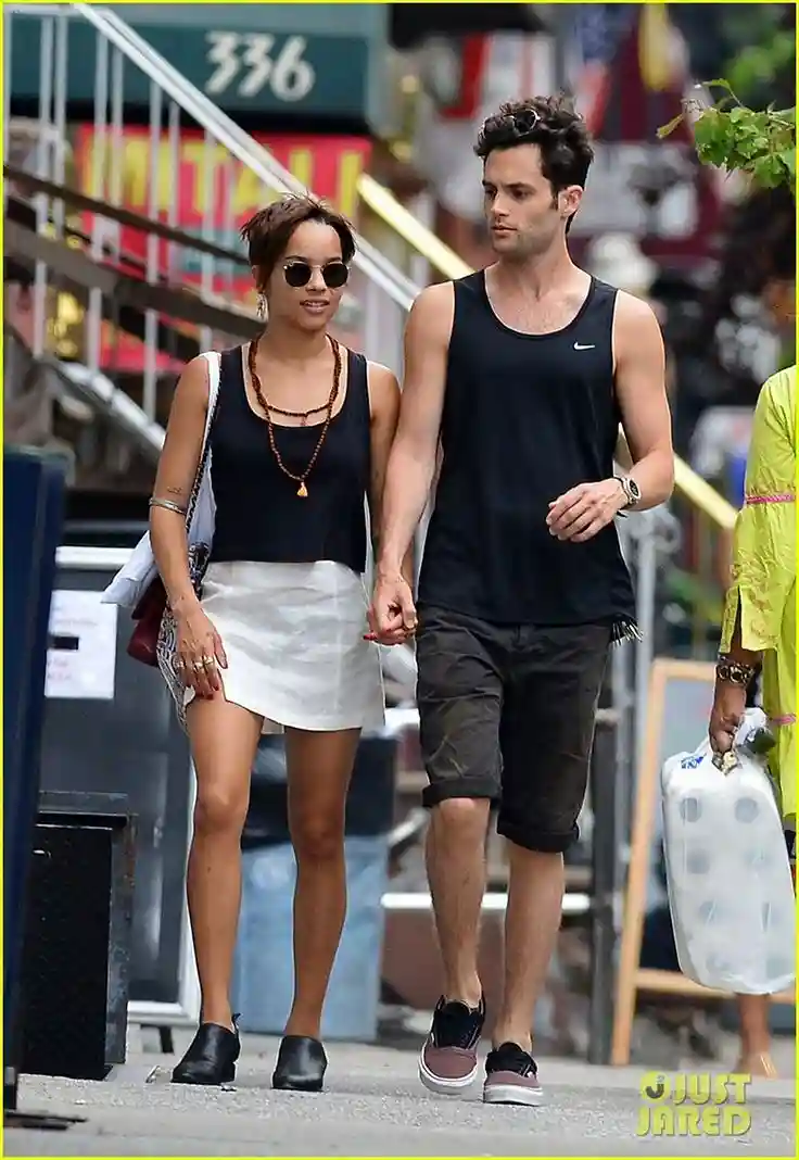 Penn Badgley Penn Badgley ex girl friend zoe kravitz