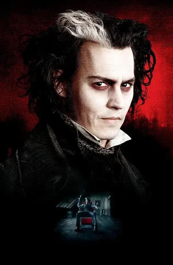 Johnny Depp johnny depp Golden Globe for Best Actor in Sweeney Todd, 2008y