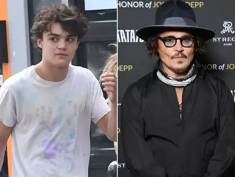 Johnny Depp johnny depp Son John Jack Christopher Depp III