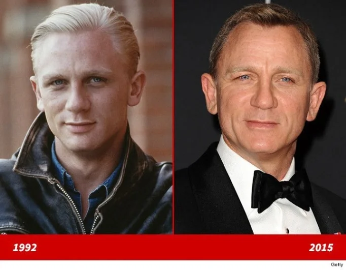 Daniel Craig Daniel Craig then and now
