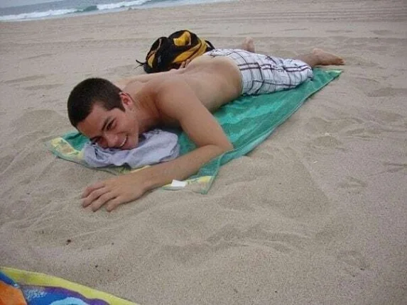 Dylan O'Brien Dylan O_Brien beach photo